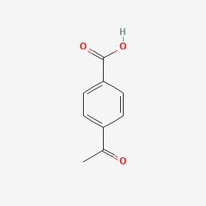 chemical structure for 4-acetyl-benzoic acid