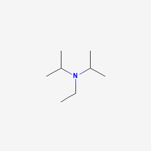 chemical structure for N,N-Diisopropylethylamine
